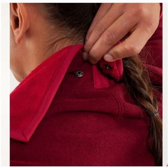 Lululemon Presence Of Mind Jacket Deepest Cranberry Jacket Red Women's Size 4 - Picture 3 of 12